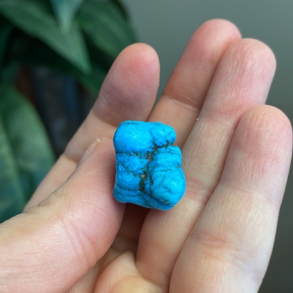Natural Turquoise Mineral Bare Stone Mineral Crystal Stone Reiki Stone - Picture 4 of 4